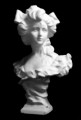 西洋少女石膏胸像（二）H50CM