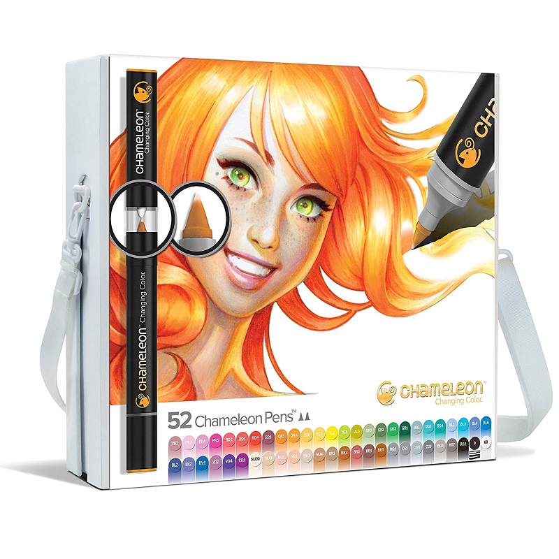 Chameleon Art Products, Blending Markers, Blends Multiple Tones, Warm Tones  - PK2 PK3 PK4 PK5 RD2 RD3 RD4 RD5 OR3 OR4