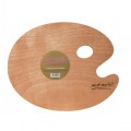 蒙瑪特橢圓木質調色盤30x38cm #CDCMG0009