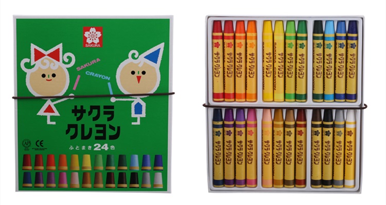 Sakura Color Crayons Rolling Thickly 20 Color