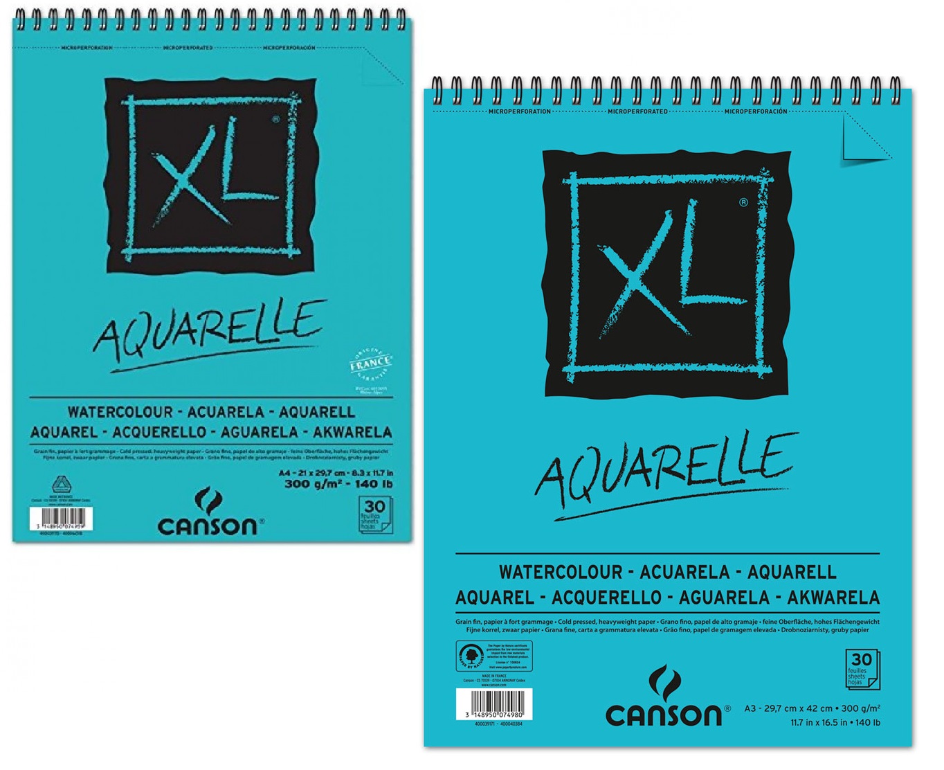 Papier aquarelle XL Canson