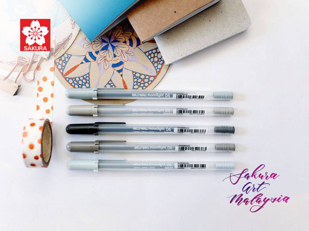 Sakura Gelly Roll Pen-White, XPGB-3WT