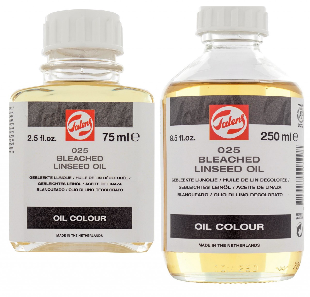 TALENS BLEACHED LINSEED OIL 75ml, 025