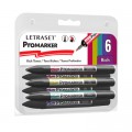 Letraset ProMarker 6 Set - Rich Tones