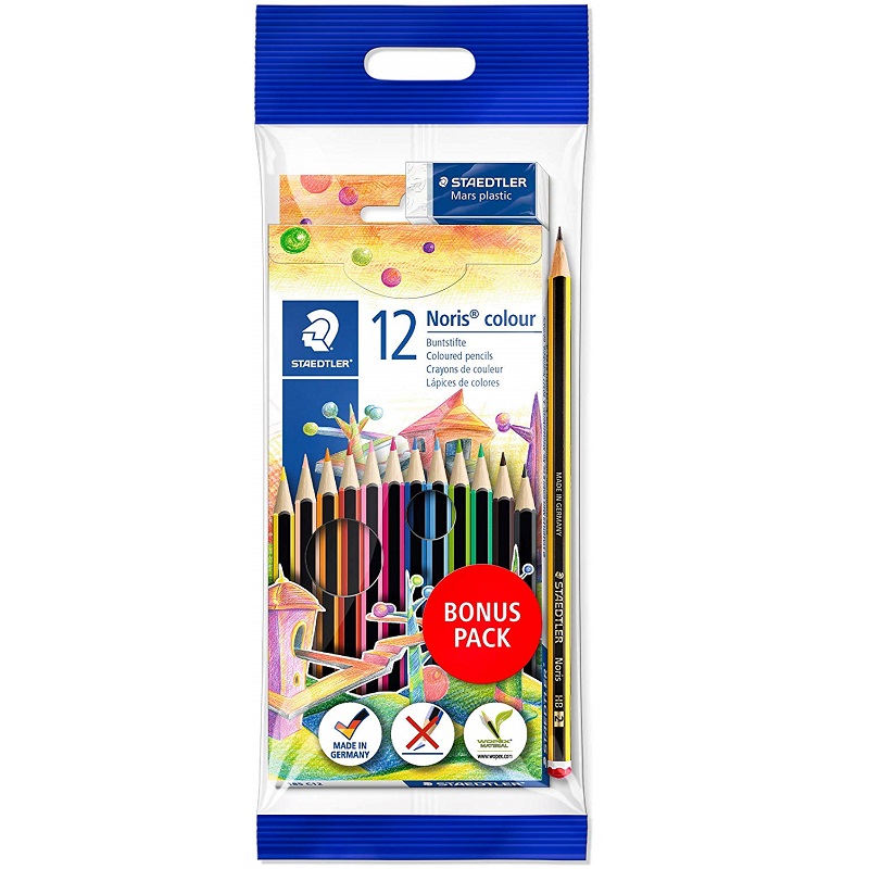 Staedtler Noris Club Colour Pencil 12 Colours #61 SET6 - International Art  Supplies (Hong Kong) Limited